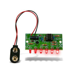 Whadda WSL173 LED kit Mini-6-LED-Chaser , assembly required