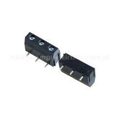 Złącze zaciskowe do druku potrójne 7.5mm proste