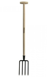 WIDŁY OGRODOWE WALCOWANE OPRAWNE PROSTE UCHWYT T