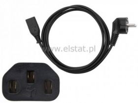 Kabel sieciowy komputerowy 1,2m gniazdo prosty CU