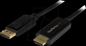 DP2HDMM2MB DisplayPort adapter, DP male to HDMI male, 2 m
