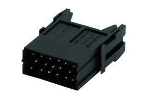 Moduł złączy dużej mocy 17-pinowe Amphenol Industrial 10A Męski