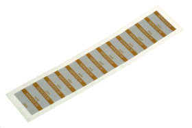 Etykieta samoprzylepna z nadrukiem tekst Serviced By 140 szt. RS PRO Klej