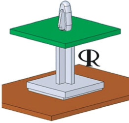 Podpórka PCB LCBSB-10-01A2-RT, Ø 3.18mm, H 15.9mm, 17.8 x 17.8mm , materiał: Nylonowe, Essentra