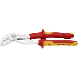 KNIPEX 87 26 250 T Cobra&#xAE; VDE High-Tech Water Pump Pliers VDE &#x2B; Tether 250 mm