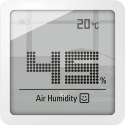 Stadler Form S-081 Selina Little Hygrometer Black, Shows Room Climate Status