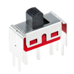 Przełącznik suwakowy, SPDT, montaż PCB, 28V dc, 5 A przy 28 V DC, -30 → +85°C, RS PRO