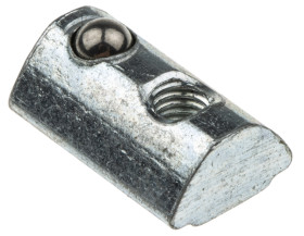 Część łącząca Nakrętka do rowków typu T Rozmiar rowka 5mm RS PRO Element mocowania i łączenia Rozmiar gwintu M5