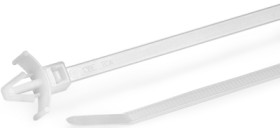 Cable tie, PA, (L x W) 135 x 4.6 mm, bundle-Ø 1.5 to 27 mm, natural, UV resistant, -40 to 85 °C, 111-85339