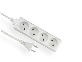 Przedłużacz ECONOMIC 4-gniazda b/u 2m /H05VV-F 2x1/ EPS-42