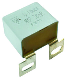 Kondensatory foliowe MKP386M 470 nF Vishay rozstaw: 28 mm 2 kV dc Zaciski śrubowe ±5