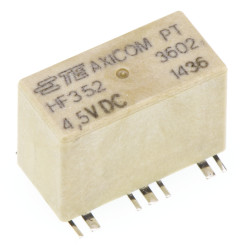 Przekaźnik RF Montaż na płytce drukowanej 3GHz SPDT 4.5V dc