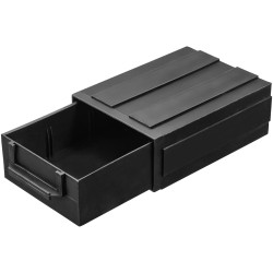 TRU COMPONENTS TC-12277180 ESD viewing box conductive 138x93x46mm black