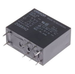 Przekaźnik monostabilny 24V dc DPDT Omron 530mW, montaż PCB 1.1 kΩ