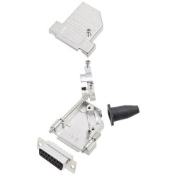 Amphenol L17DTSL25-RG-LJS-S&#x2B;L77SDB25S D-Sub Set 25 Pins Solder 45&#xB0; 1pc