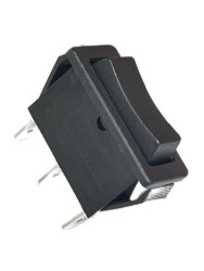 Przełącznik kołyskowy Wł.-wył.-wł. podświetlany 16A SPDT Czarny IP20 Kwadrat RS PRO