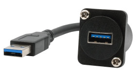 Adapter złącze A USB A złącze B USB A, rodzaj A Żeńskie rodzaj B Męskie Exsys