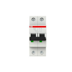 Wyłącznik nadprądowy 2P char. D 20A 10kA AC S202M-D20 2CDS272001R0201