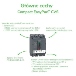 Wyłącznik mocy 630A 4P 50kA EasyPact Compact CVS CVS630N TM630D LV563511