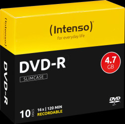 4101652 Intenso DVD-R 4.7 GB, 10 discs, SlimCase