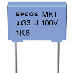 TDK B32520-C225-K MKT thin film capacitor 2.2 µF 63V DC Radial lead