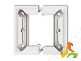 DECO Puszka natynkowa 1 pojedyncza składana biały mat 25DPU-1 KARLIK