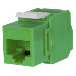 Moduł keystone UTP kat.6 beznarzędziowy zielony NEKU