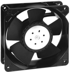 DC axial fan, 24 V, 119 x 119 x 38 mm, 570 m³/h, 78 dB, ball bearing, ebm-papst 4114 N/2H8P