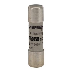 Bezpiecznik 2A 10 x 38 mm gG Ceramika 690V ac Mersen RoHS