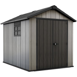 Keter 255642 Oakland Shed Grey 7.5 x 9ft