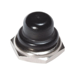 APEM U31 Seal Cap Nickel-coated Black