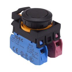 CW1B-M1E11B Black Momentary Push Button Switch 1NO-1NC IP65 IDEC