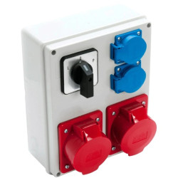 VIPLAST Rozdzielnica Gniazdo 32/5 + 16/5 + 2x250V + L-P