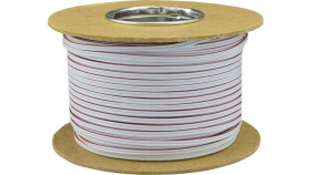 Przewód Głośnikowy Smyp 2X0,5 Biały Cu Miedź Elektrokabel 200M