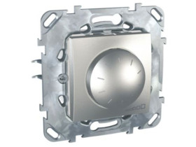 UNICA TOP Ściemniacz Przyciskowo-obrotowy 40-400VA aluminium MGU50.511.30Z SCHNEIDER ELECTRIC
