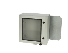 Szafka ścienna rozdzielcza 400 mm 400 mm 210mm Poliwęglan Fibox