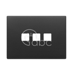 Ramka ozdobna 3Mx3 Flat, antracytowy szary, 22683.3.03