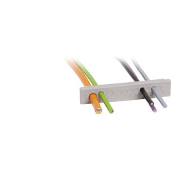 Icotek 43581 KEL-DP-E Cable Grommet Dia 8.3mm Elastomer Grey