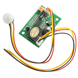 Czujnik ruchu PIR z przekaźnikiem 12V 20A i regulacją czasu