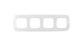 Valena Allure Ramka Poczwórna Biały 754304