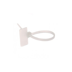 Opaska opisowa 100/2.5mm biała z tabliczką