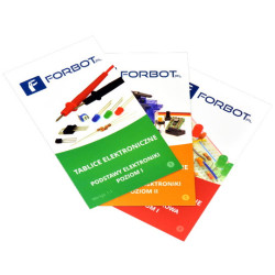 FORBOT - zestaw tablic - Elektronika I + Elektronika II + Technika Cyfrowa