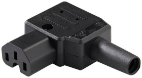 Martin Kaiser 891/sw Złącze męskie IEC, 250 V, 10 A, 1 szt.