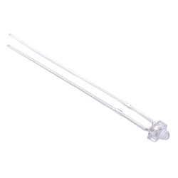 White 1.8mm LED Water Clear 4000mcd 10°