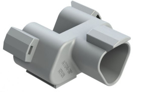 Złącze kabla 3-pinowe Amphenol Industrial 2-rzędowe Męski 13A AT Gniazdo