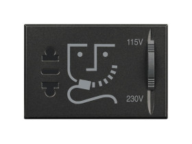 AXOLUTE Gniazdo golarki 230V 3-moduły antracyt HS4177 LEGRAND