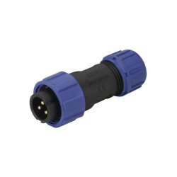 Weipu SP1310/P5I SP13 Plug Straight Bullet Connector 5 Pins UV Resistant