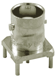 Złącze koncentryczne Montaż na płytce drukowanej Żeński 50Ω typ złącza Złącze BNC 0 to 1.5GHz Przepust