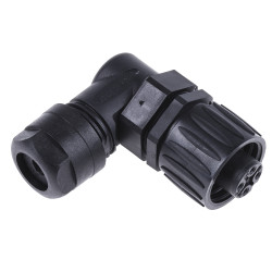 Złącze wielostykowe przemysłowe 3 + PE-pinowe Montaż na kablu Gniazdo Amphenol Industrial