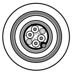 Control Cable Ekranowany 24 AWG AWG Dane